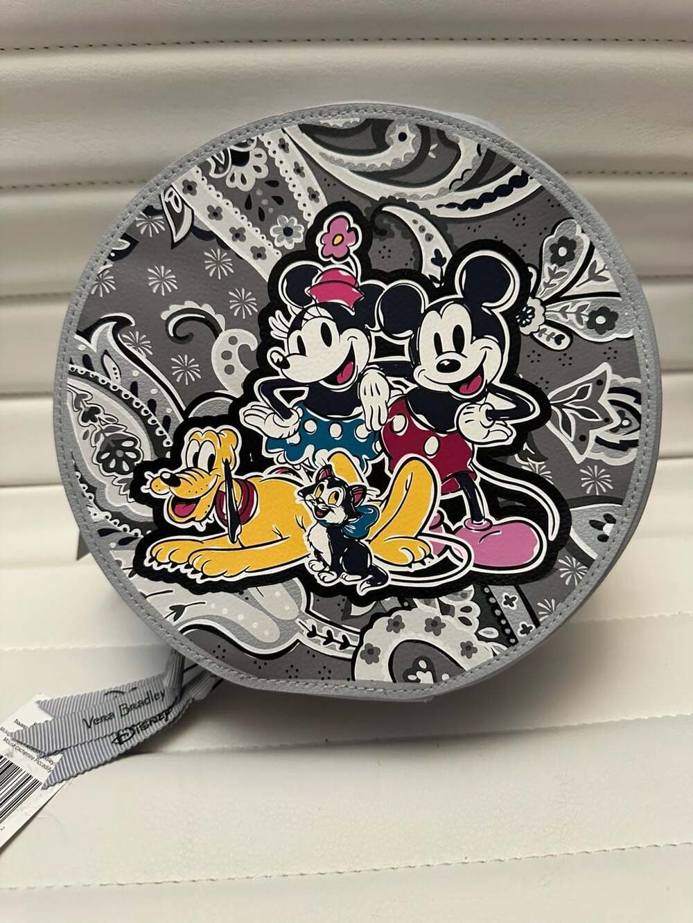 Vera Bradley Disney Mickey Mouse Piccadilly Paisley Whimsy Cosmetic Bag
